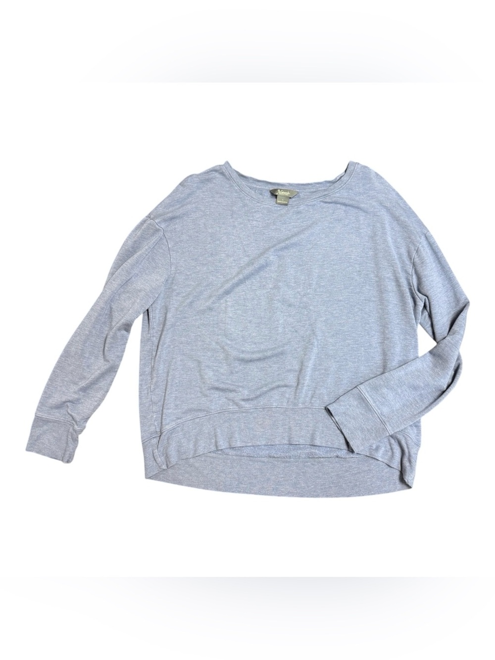 Natural Reflections Light Blue Crewneck Sweatshirt long sleeved top size large